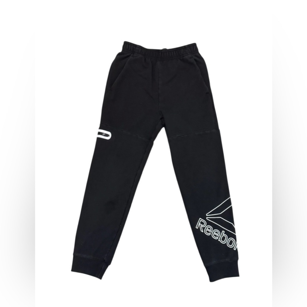 REEBOK Sports pants, light black,size 8, adjustable pants at the waist Kids
